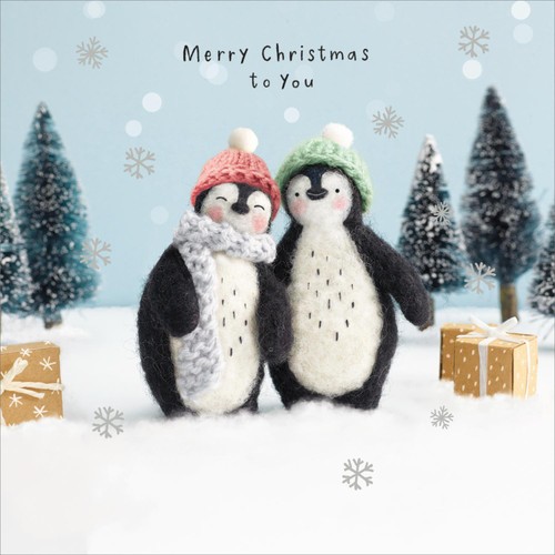 Merry Christmas To You Penguin Christmas Card