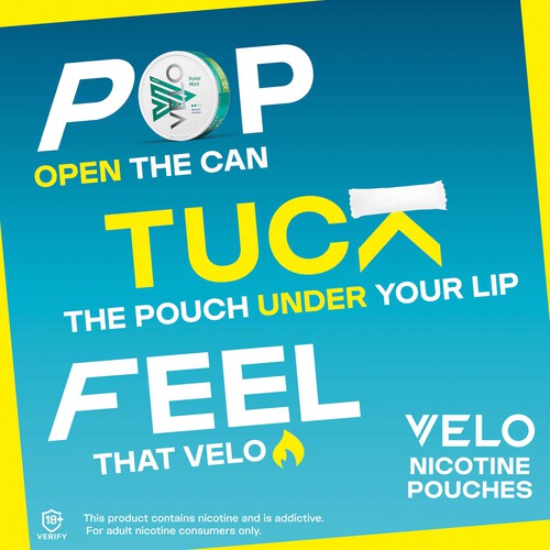 Velo Ice Cool Nicotine Pouches 10mg