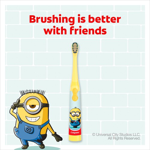 Colgate 360 Sonic Kids Minion Battery Powered Toothbrush