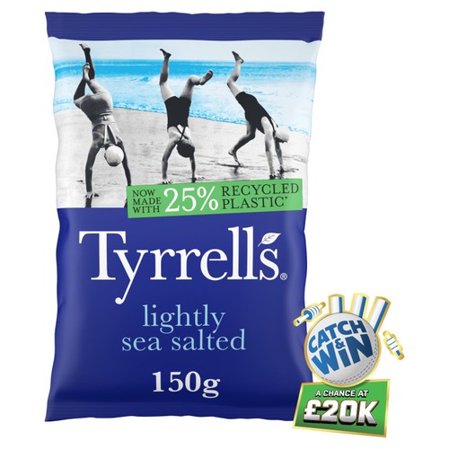 Tyrrells Lightly Sea Salted  Sharing Crisps 