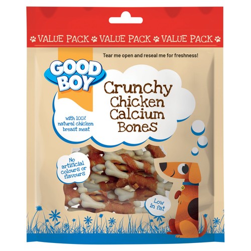 Good Boy chicken calcium bones dog treats