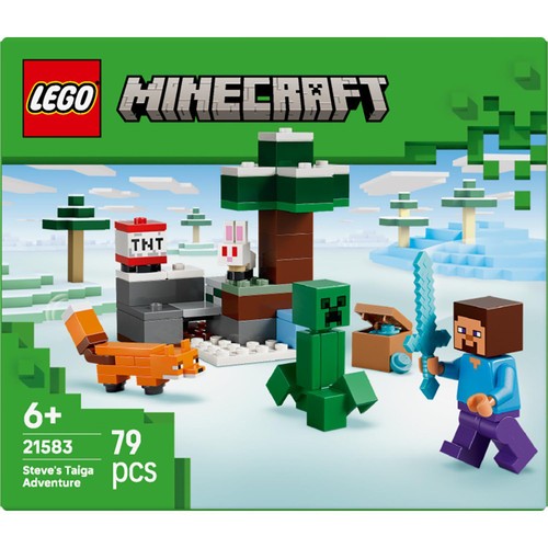 Lego Minecraft Steve's Taiga Adventure 21583