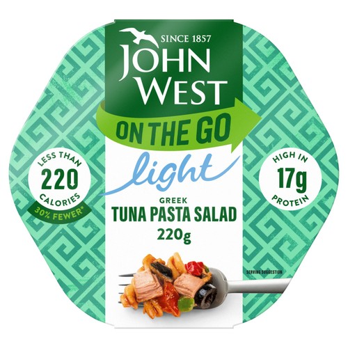John West Light On The Go Greek Tuna Pasta Salad