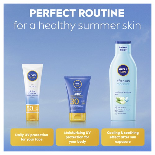 Nivea Adults Protect & Moisture To Go SPF 30 Travel Size 50ML