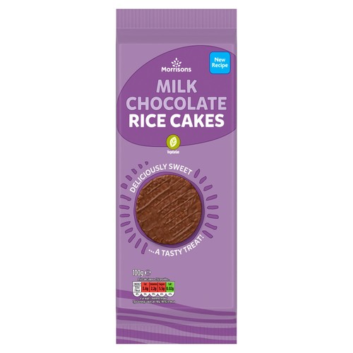 Morrisons Milk Chocolate Rice Cakes 100g