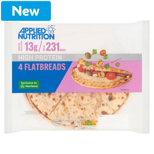 Applied Nutrition High Protein Plain Flatbreads