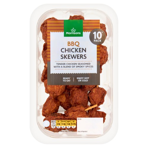 Morrisons 10 BBQ Chicken Skewers  