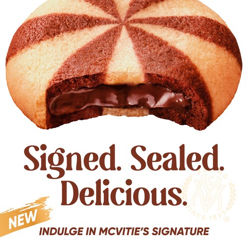 McVitie's Signature Chocolate Cream Swirls Biscuits 