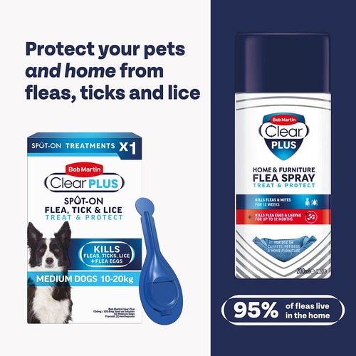 Bob Martin Clear Plus Spot - On For Medium Dogs