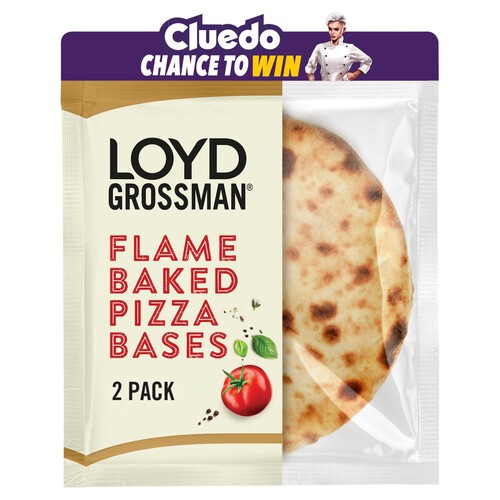 Loyd Grossman Flame Baked Pizza Bases 2 Pack