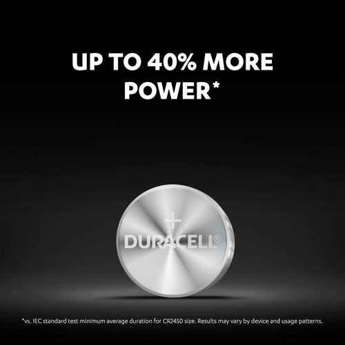 Duracell Lithium Coin 2450 Battery