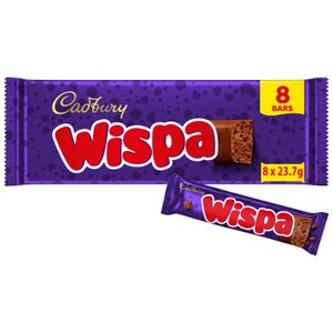 Cadbury Wispa Chocolate 8 Pack Multipack 189.6g
