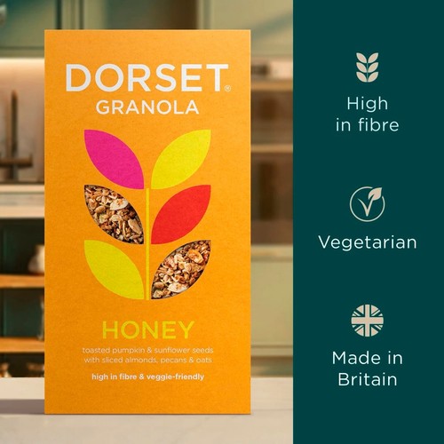 Dorset Honey Granola Breakfast Cereal 450g