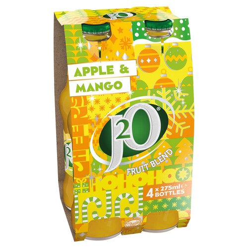 J2O Apple & Mango 4 Bottles 