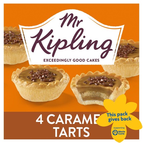 Mr Kipling Caramel Tarts 4 Pack