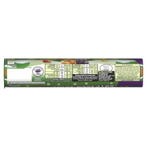 Rowntree's Fruit Pastilles Sweets Giant Tube 115g