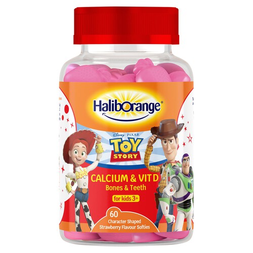 Haliborange Disney Toy Story Cal & Vit D Strawberry 60s