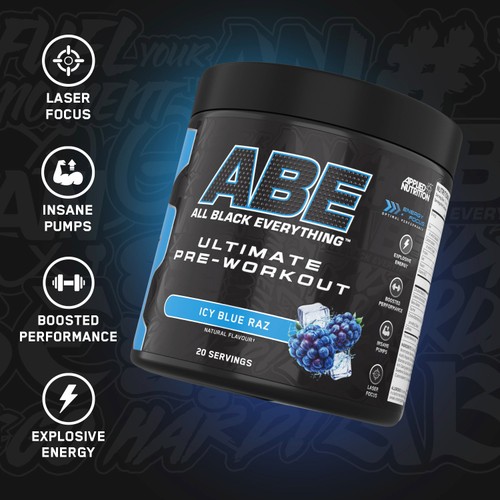 Applied Nutrition Ultimate Pre-Workout Icy Blue Raz 250g