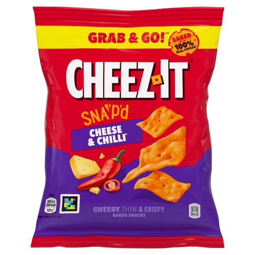 Cheez-It snap d cheese chilli snack