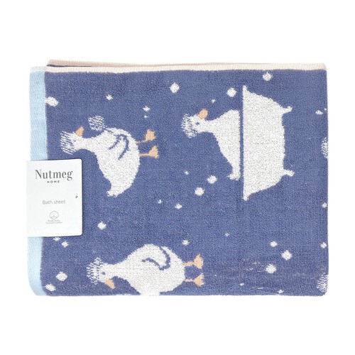 Nutmeg Home Spa Duck Bath Sheet