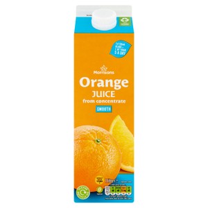 Morrisons Orange Juice with Bits From Concentrate