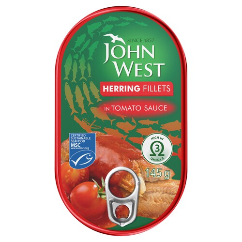 John West Herrings In Tomato (145g)