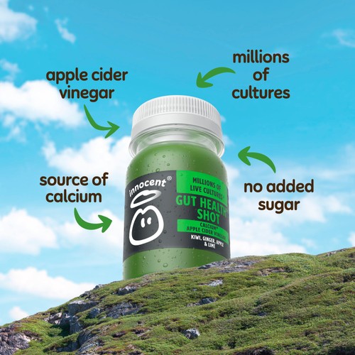Innocent Gut Health, Kiwi, Ginger, Apple & Lime Shot 80ml