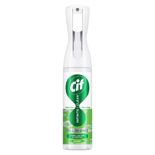 Cif Infinite Clean All in One Cleaner Spray Lime & Lemongrass 280ml