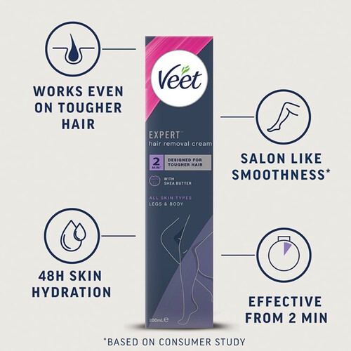 Veet Expert Hair Removal Cream Legs & Body 