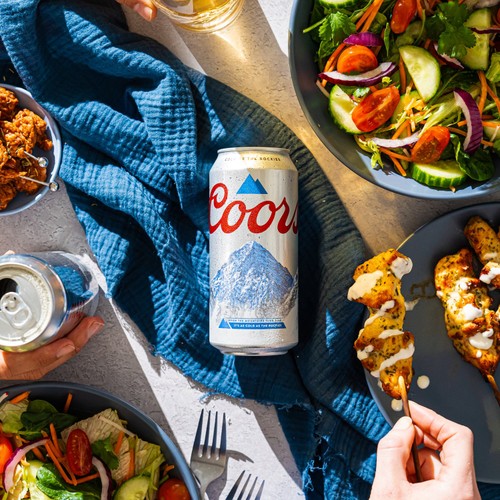 Coors Lager Beer Cans 10x440ml