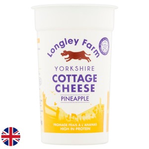 Longley Farm Yorkshire Cottage Cheese With Pineapple