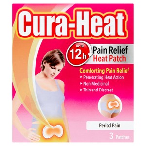 Cura-Heat Pain Relief Heat Patch 3s