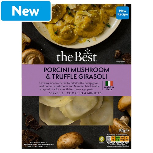 Morrisons the best porcini mushroom truffle girasoli