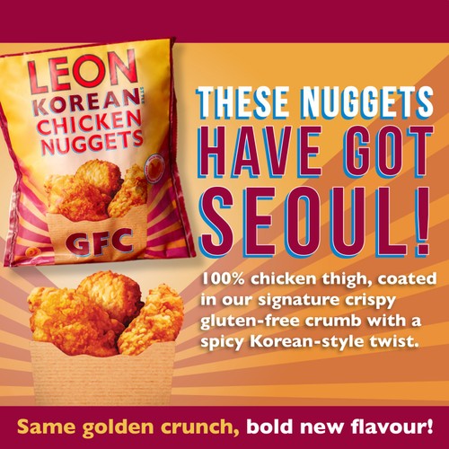 Leon Gfc Korean Chicken Nuggets 300g