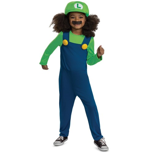 Disguise Luigi Costume 3-4 Years