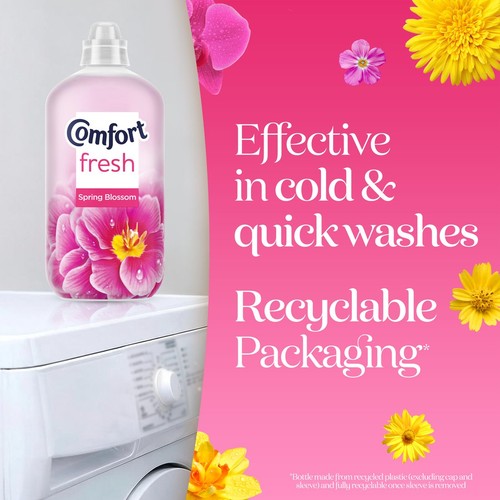 Comfort Fresh Fabric Conditioner Spring Blossom 31 Washes