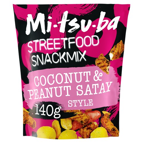 Mitsuba StreetFood SnackMix Coconut Satay Style 140g