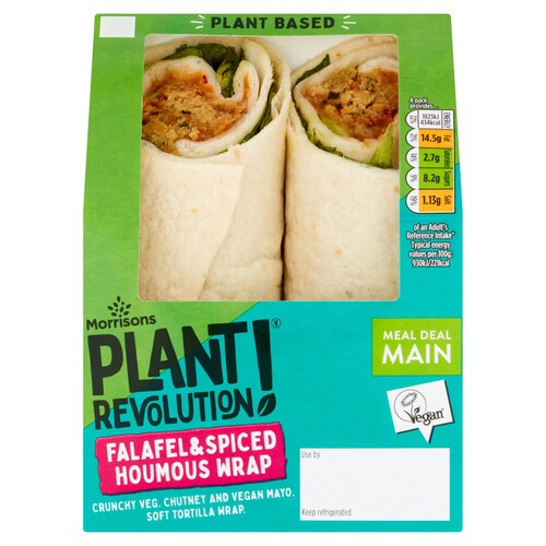 Morrisons Plant Revolution Falafel & Spiced Houmous Wrap