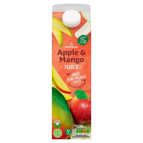 Morrisons apple mango juice