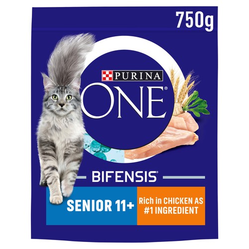 Purina One Senior 11+ Chicken Dry Cat Food 