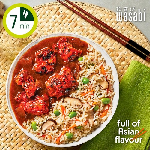 Wasabi Hoisin Plum Chicken With Shiitake Rice 400G