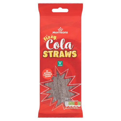 Morrisons Fizzy Cola Straws 