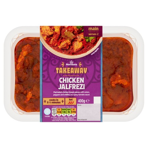 Morrisons Takeaway Chicken Jalfrezi   400g
