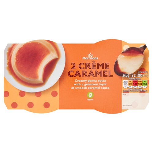 Morrisons 2 Creme Caramel