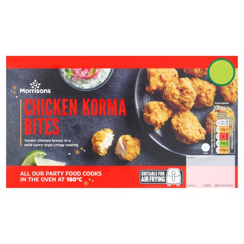 Morrisons Chicken Korma Bites 