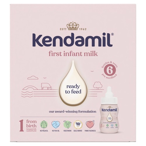 Kendamil Classic Stage 1 Ready To Drink First Infant 70ml