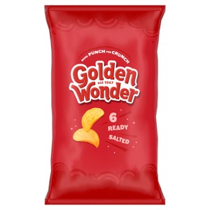 Golden Wonder Ready Salted Crisps 6 per pack