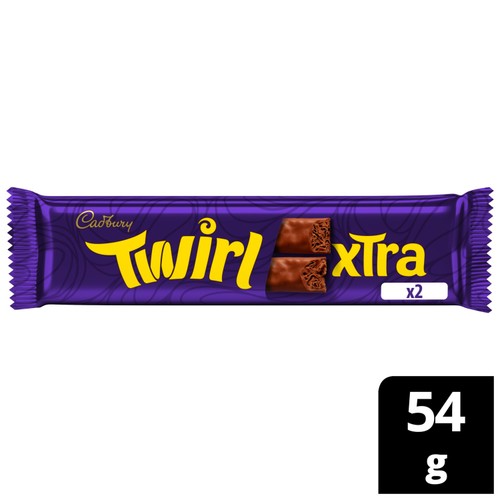Cadbury Twirl Xtra Duo Chocolate Bar