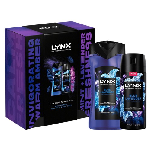 Lynx Fine Fragrance Duo Blue Lavender Gift Set