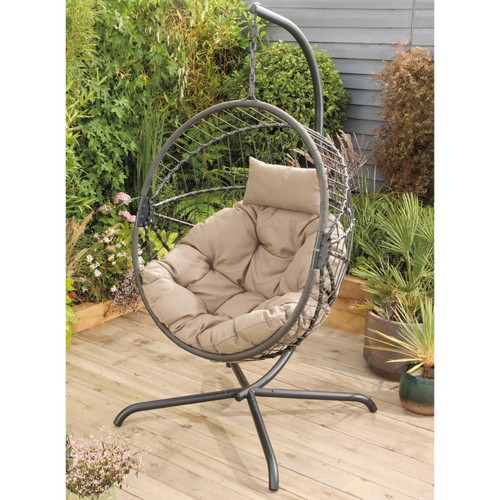 Nutmeg Hanging Egg Chair Premium